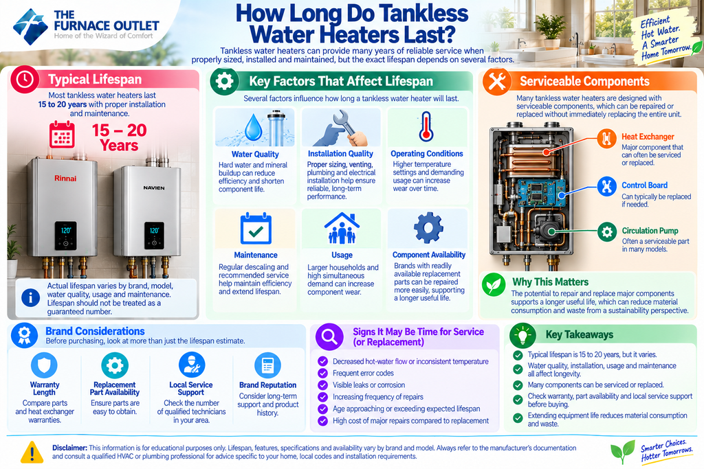 How Long Do Tankless Water Heaters Last
