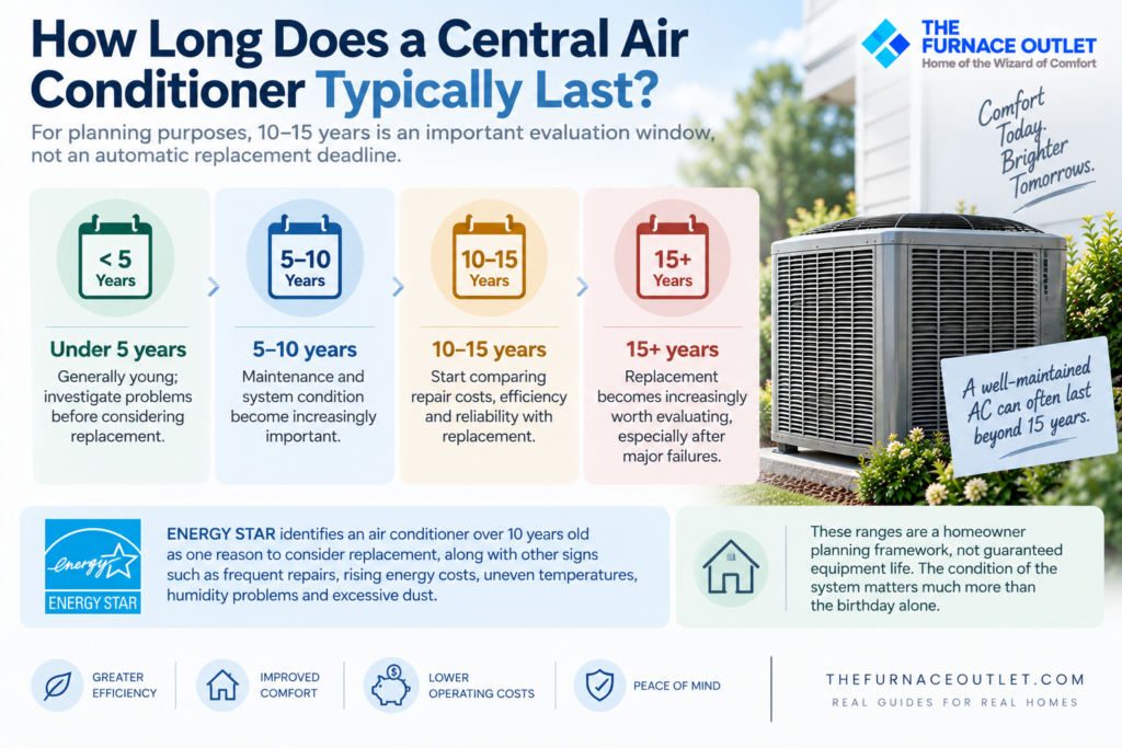 How Long Does a Central Air Conditioner Typically Last