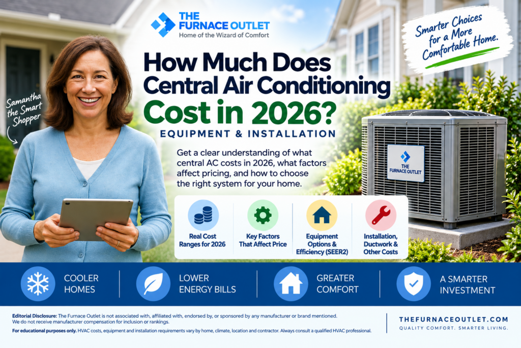 How Much Does Central Air Conditioning Cost in 2026? Equipment & Installation