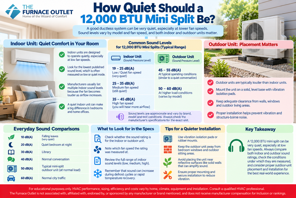 How Quiet Should a 12,000 BTU Mini Split Be