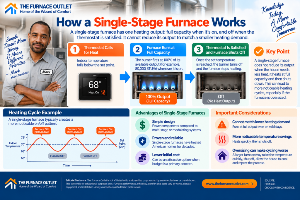 How a Single-Stage Furnace Works