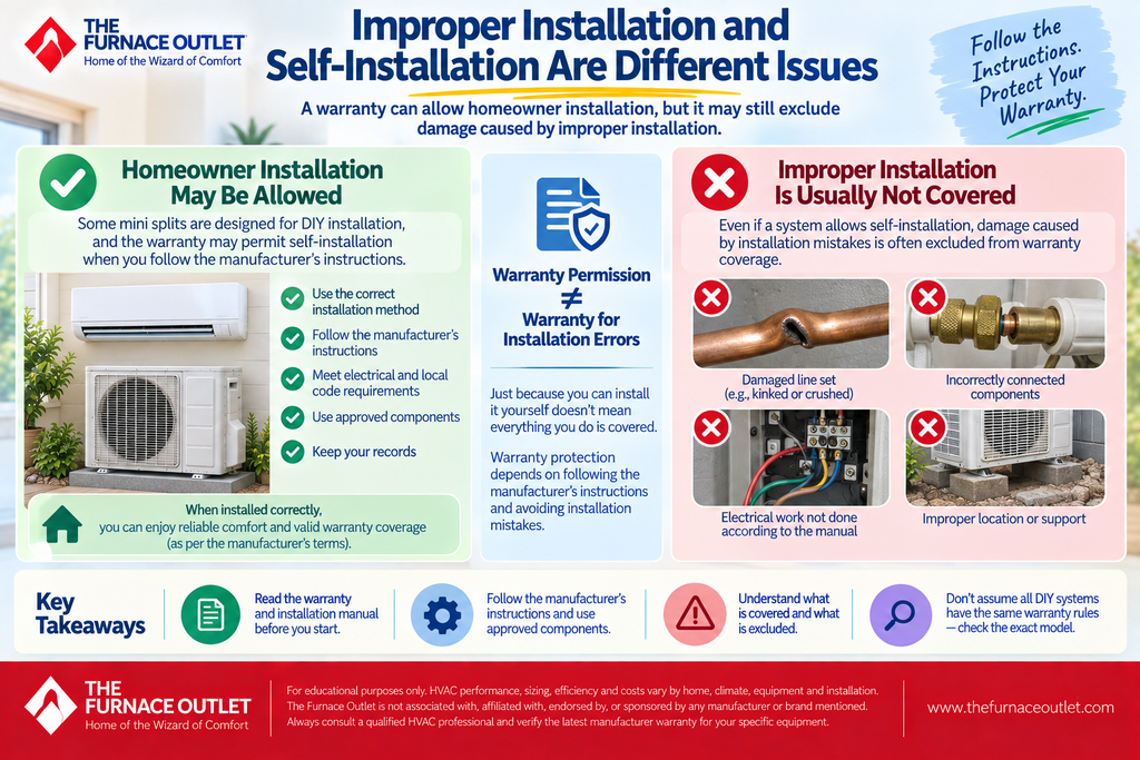 Improper Installation and Self-Installation Are Different Issues