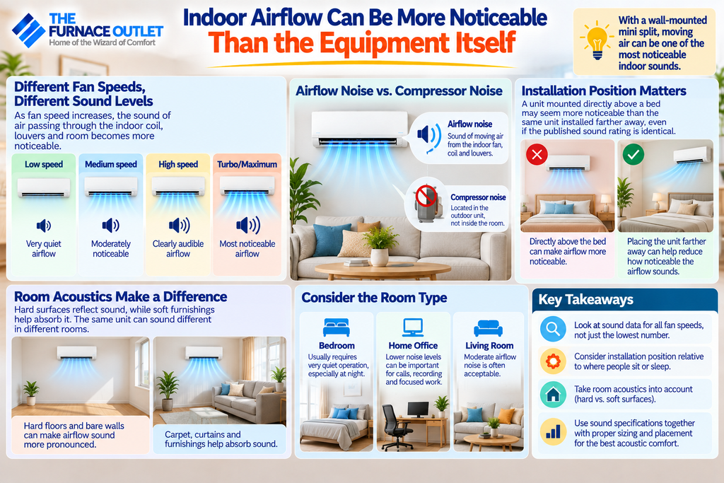 Indoor Airflow Can Be More Noticeable Than the Equipment Itself