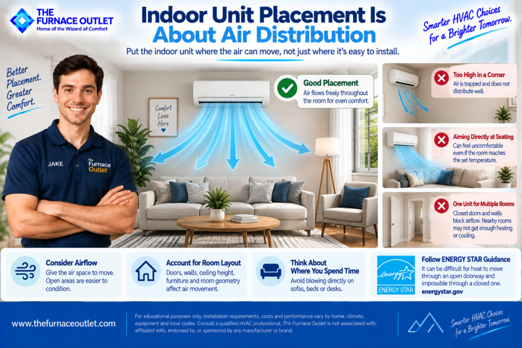 Indoor Unit Placement Is About Air Distribution