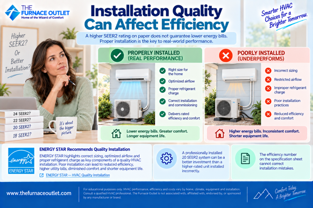 Installation Quality Can Affect Efficiency