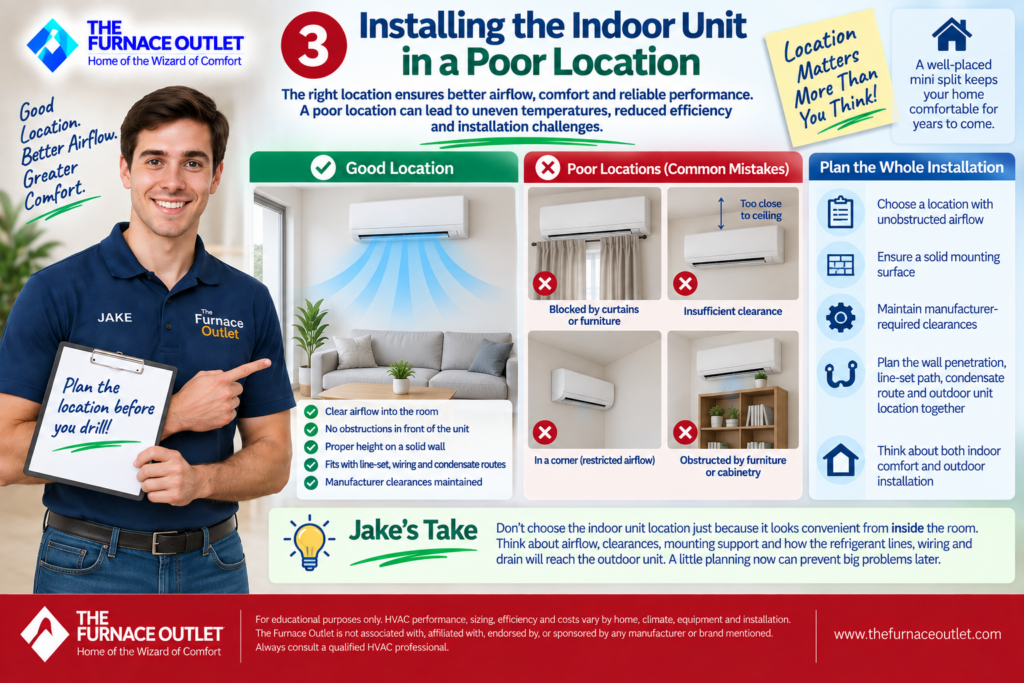 Installing the Indoor Unit in a Poor Location