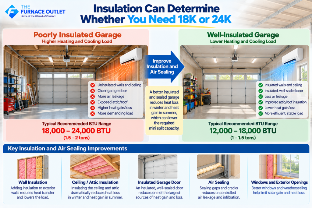 Insulation Can Determine Whether You Need 18K or 24K