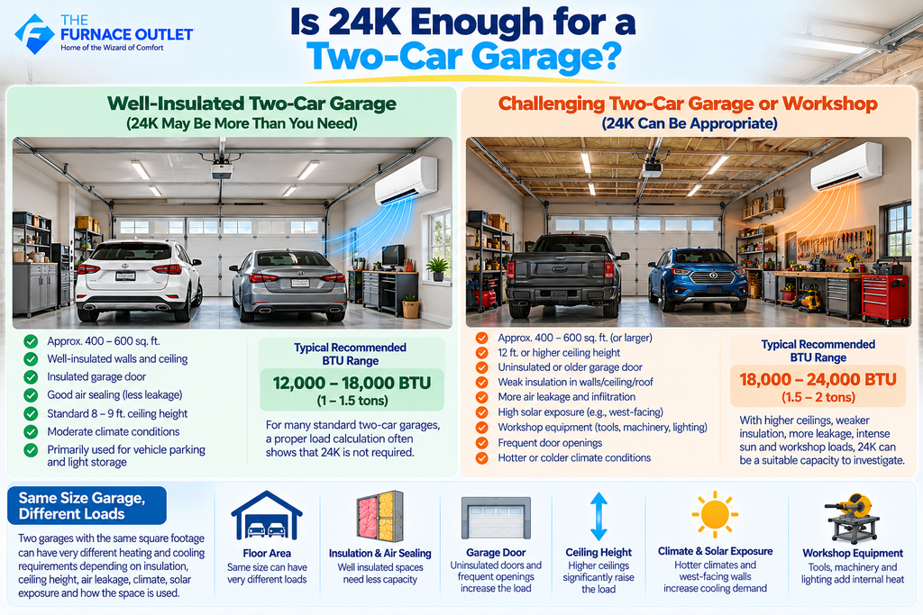 Is 24K Enough for a Two-Car Garage