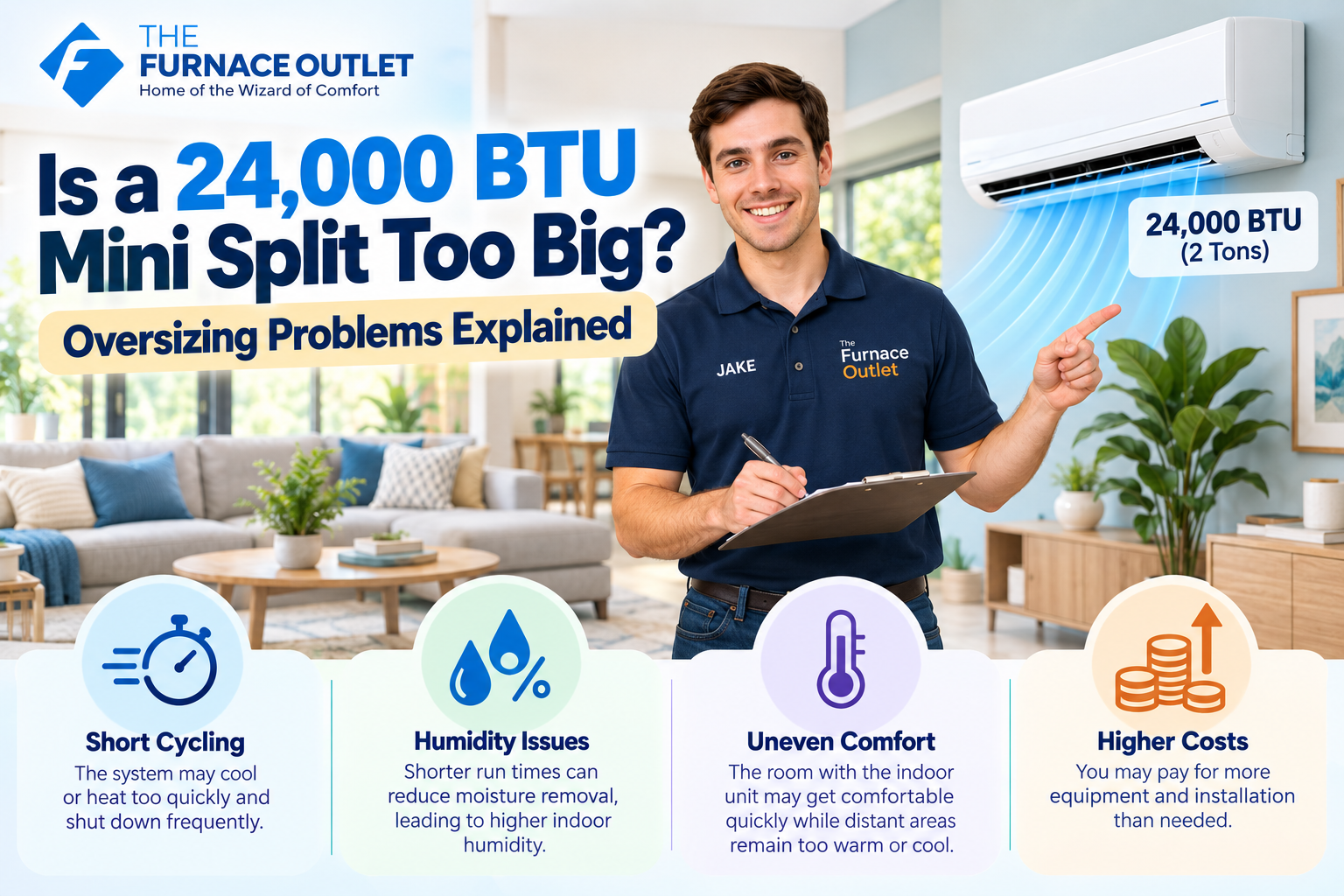 Is a 24,000 BTU Mini Split Too Big Oversizing Problems Explained