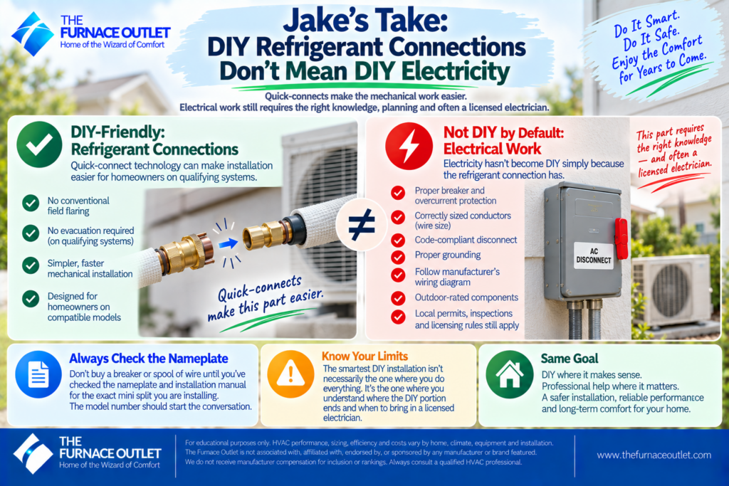 Jake's Take DIY Refrigerant Connections Don't Mean DIY Electricity
