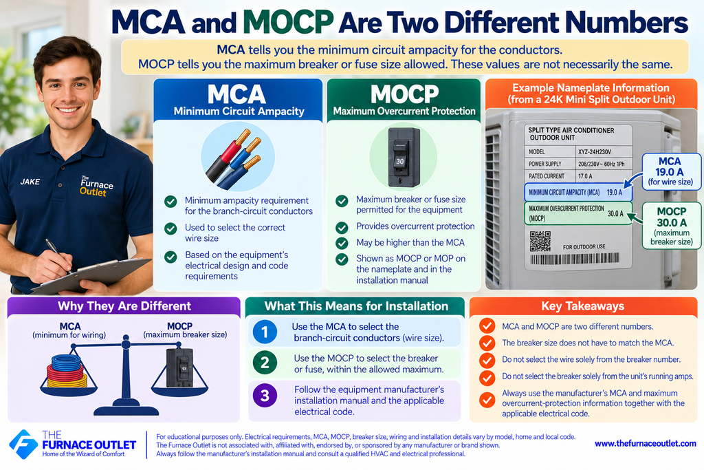 MCA and MOCP Are Two Different Numbers