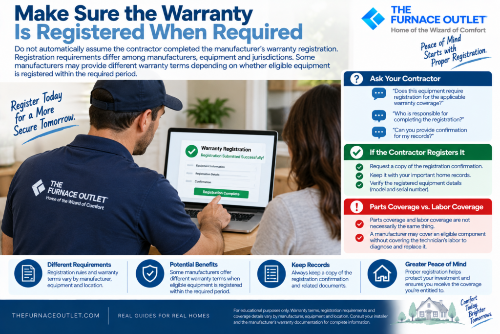 Make Sure the Warranty Is Registered When Required
