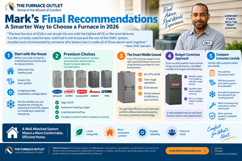 Mark's Final Recommendations
