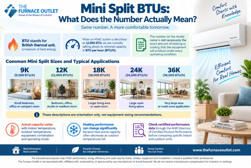Mini Split BTUs What Does the Number Actually Mean