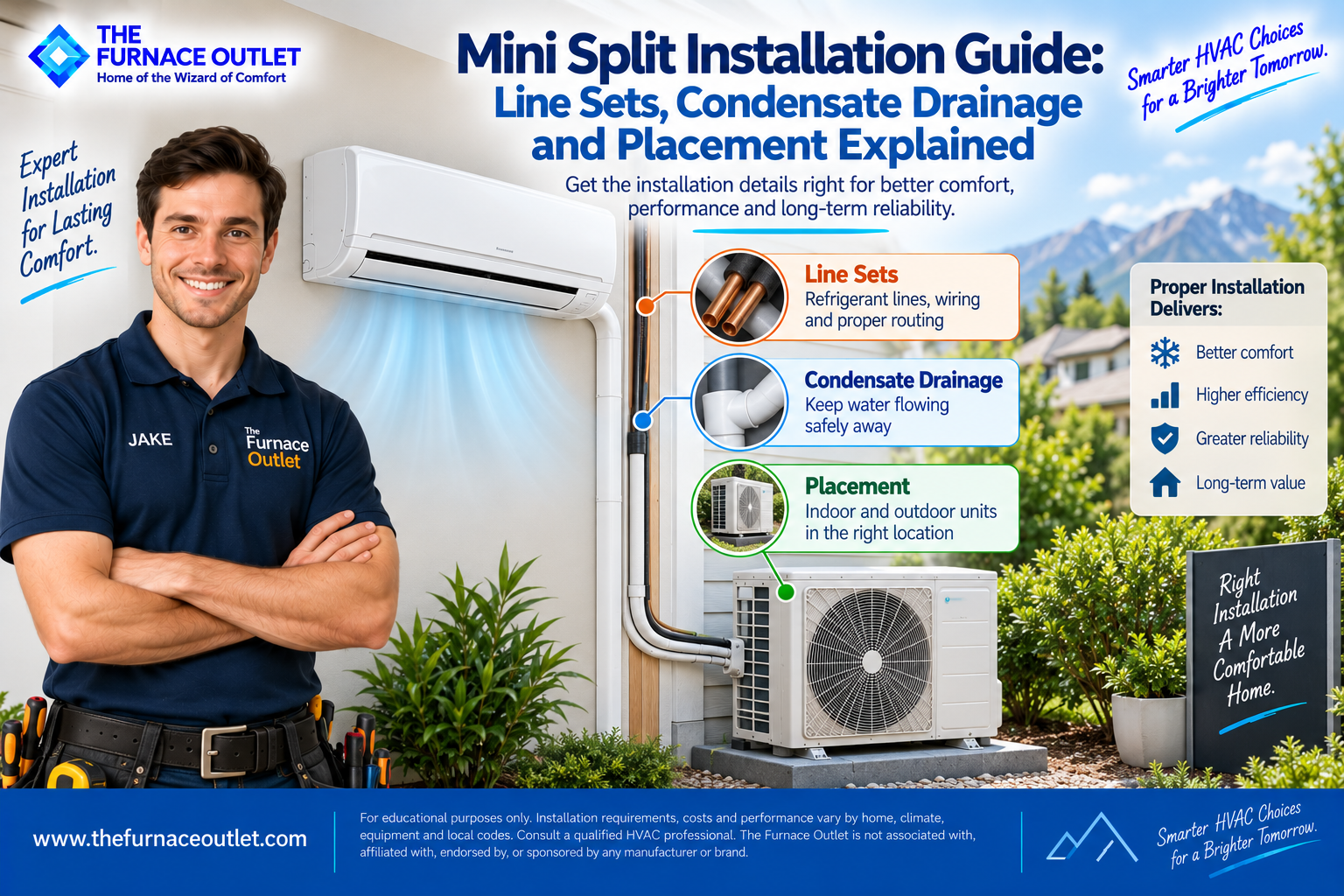 Mini Split Installation Guide Line Sets, Condensate Drainage and Placement Explained