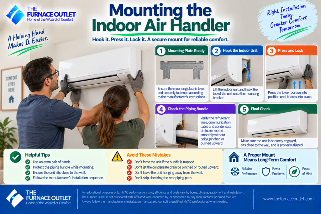 Mounting the Indoor Air Handler