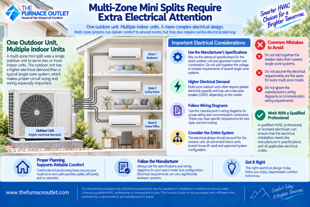 Multi-Zone Mini Splits Require Extra Electrical Attention