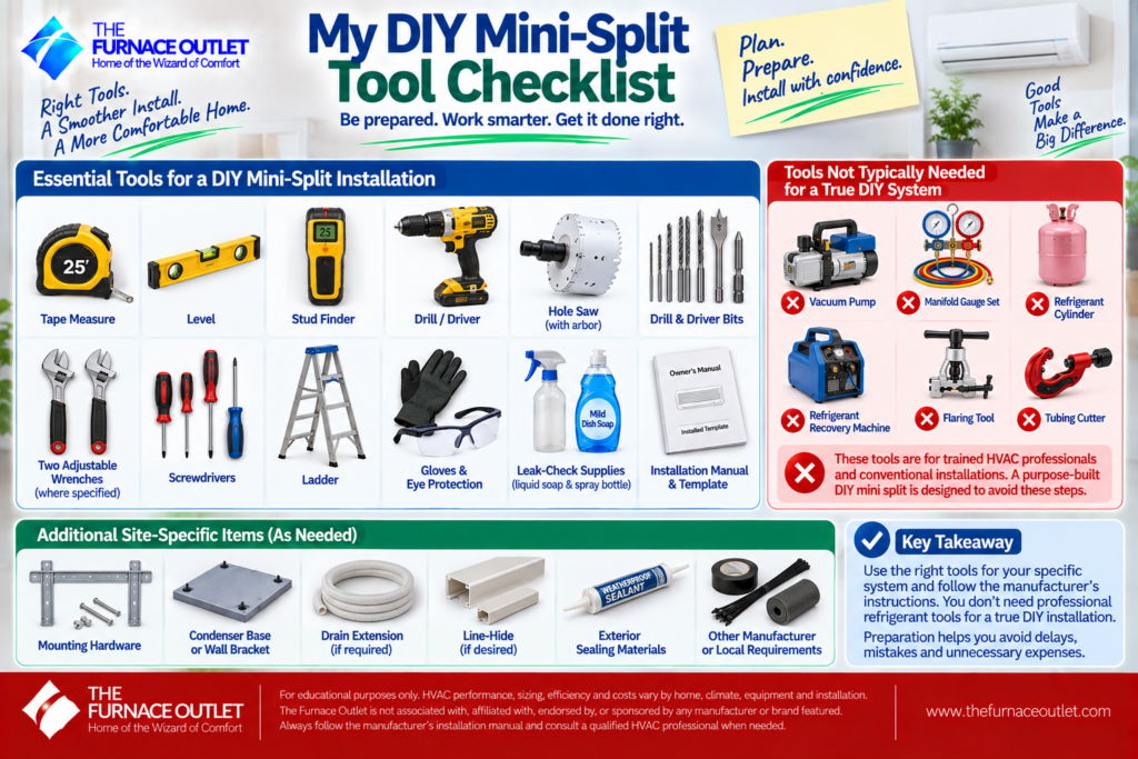 My DIY Mini-Split Tool Checklist