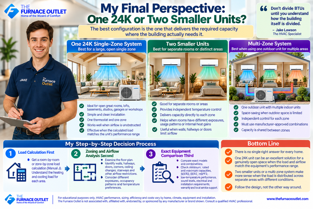 My Final Perspective One 24K or Two Smaller Units