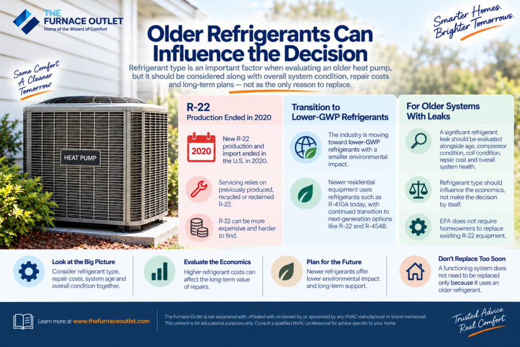 Older Refrigerants Can Influence the Decision