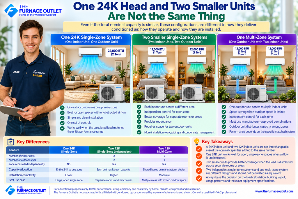 One 24K Head and Two Smaller Units Are Not the Same Thing