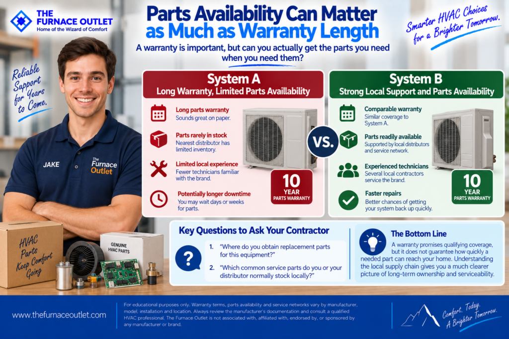 Parts Availability Can Matter as Much as Warranty Length