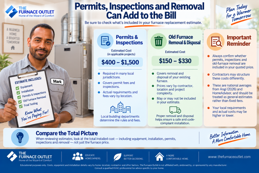 Permits, Inspections and Removal Can Add to the Bill
