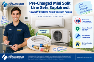 Pre-Charged Mini Split Line Sets Explained How DIY Systems Avoid Vacuum Pumps