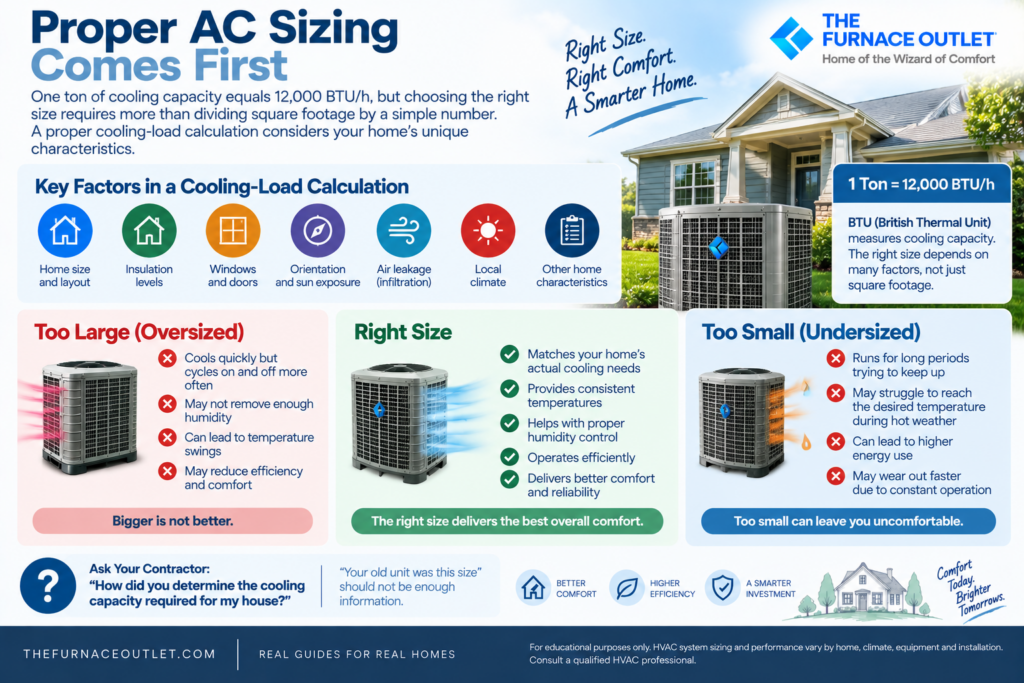 Proper AC Sizing Comes First