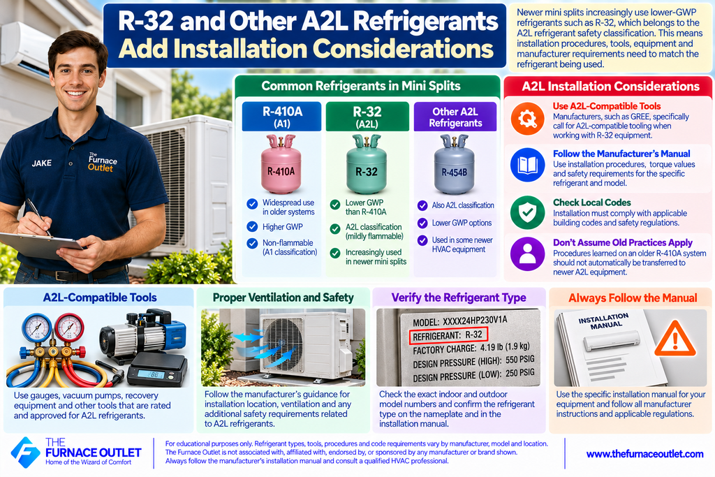 R-32 and Other A2L Refrigerants Add Installation Considerations