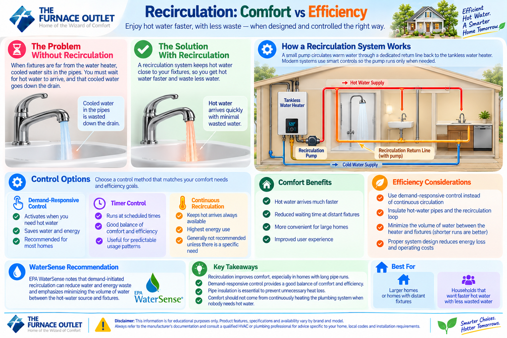 Recirculation: Comfort vs Efficiency