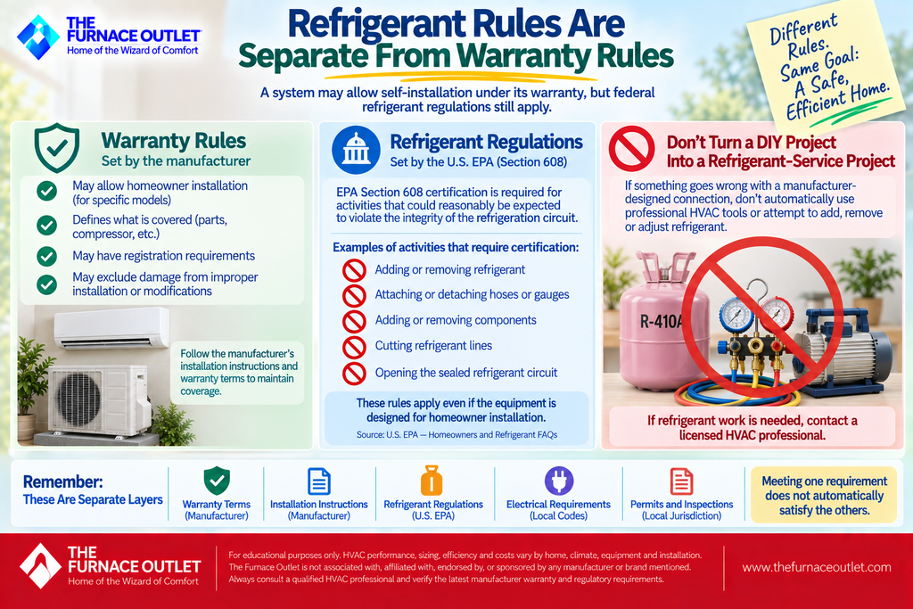 Refrigerant Rules Are Separate From Warranty Rules
