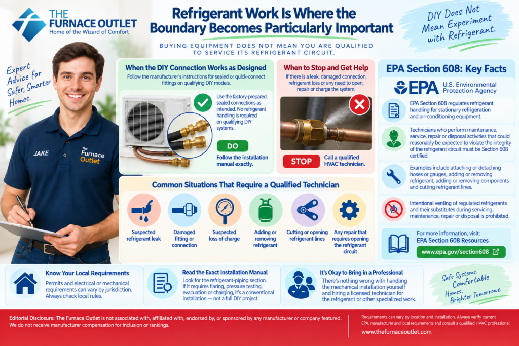Refrigerant Work Is Where the Boundary Becomes Particularly Important