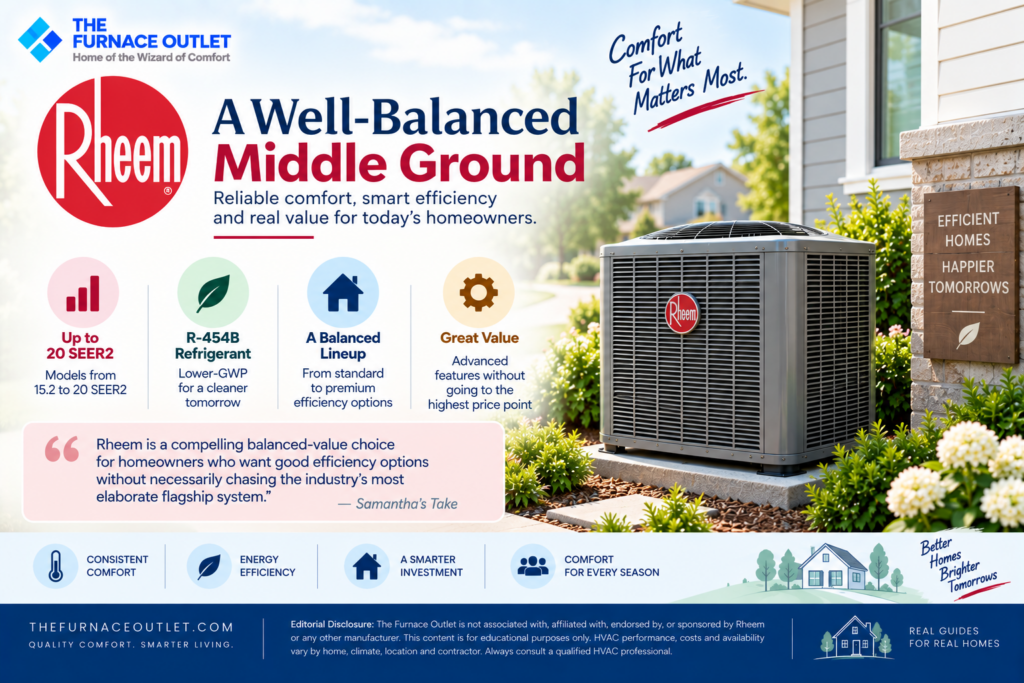 Rheem: A Well-Balanced Middle Ground