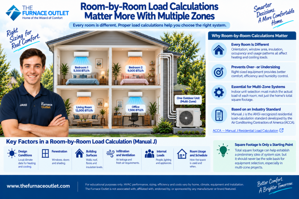 Room-by-Room Load Calculations Matter More With Multiple Zones