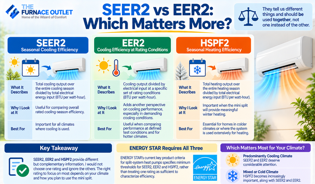 SEER2 vs EER2 Which Matters More