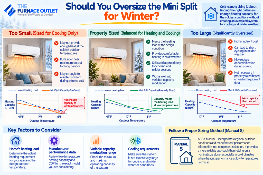 Should You Oversize the Mini Split for Winter