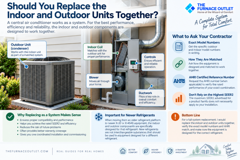 Should You Replace the Indoor and Outdoor Units Together?