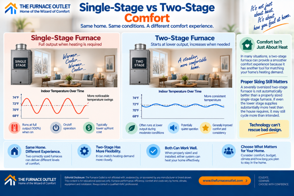Single-Stage vs Two-Stage Comfort