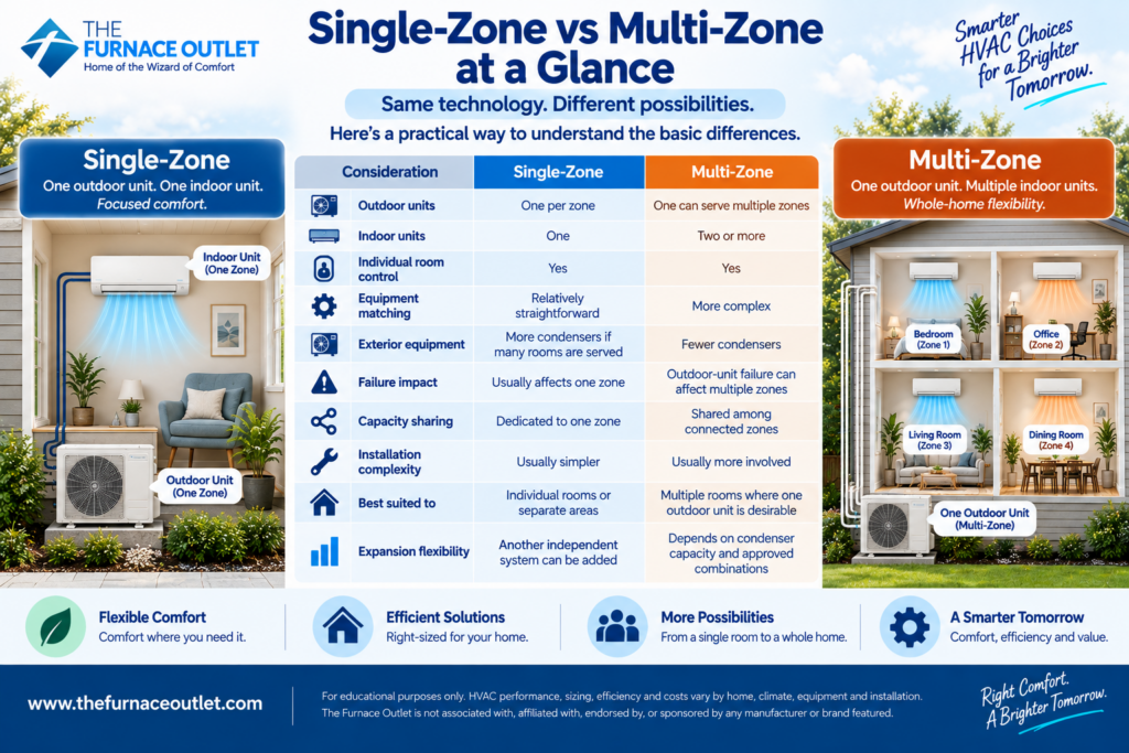Single-Zone vs Multi-Zone at a Glance