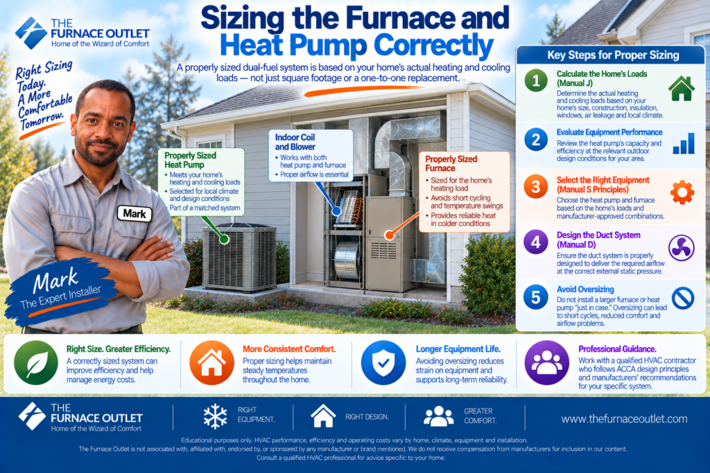Sizing the Furnace and Heat Pump Correctly
