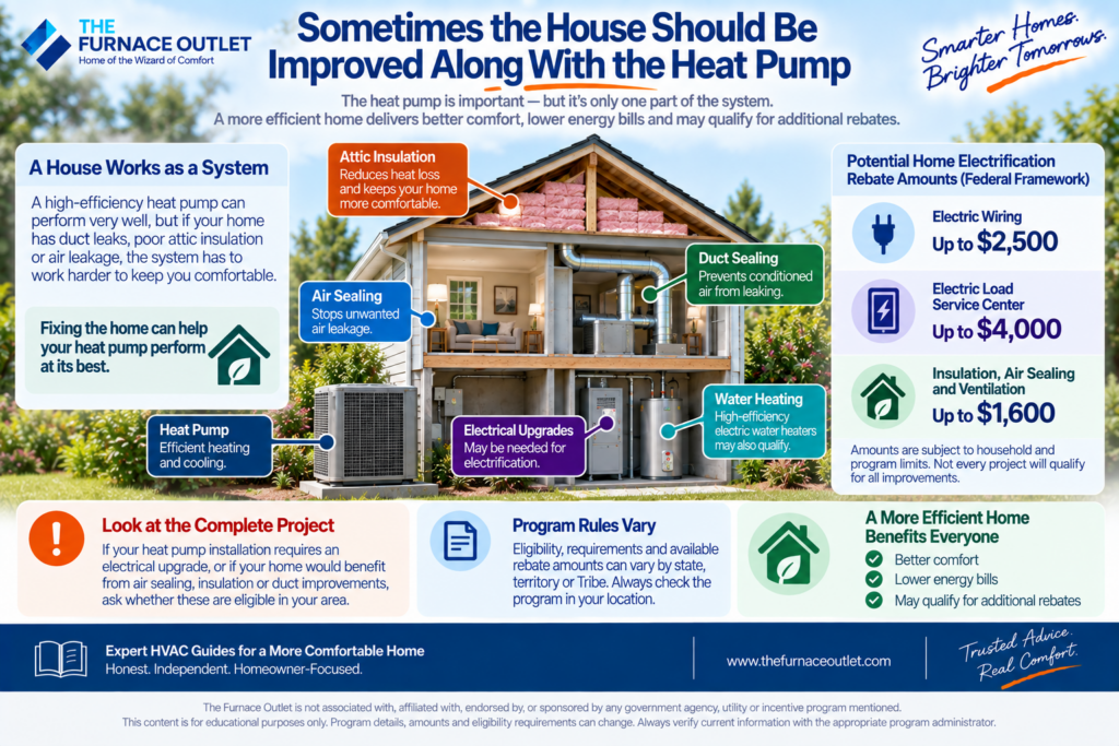 Sometimes the House Should Be Improved Along With the Heat Pump