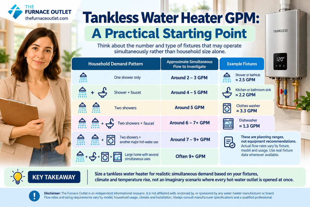 Tankless Water Heater GPM A Practical Starting Point