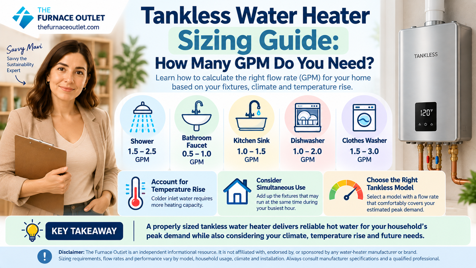 Tankless Water Heater Sizing Guide How Many GPM Do You Need