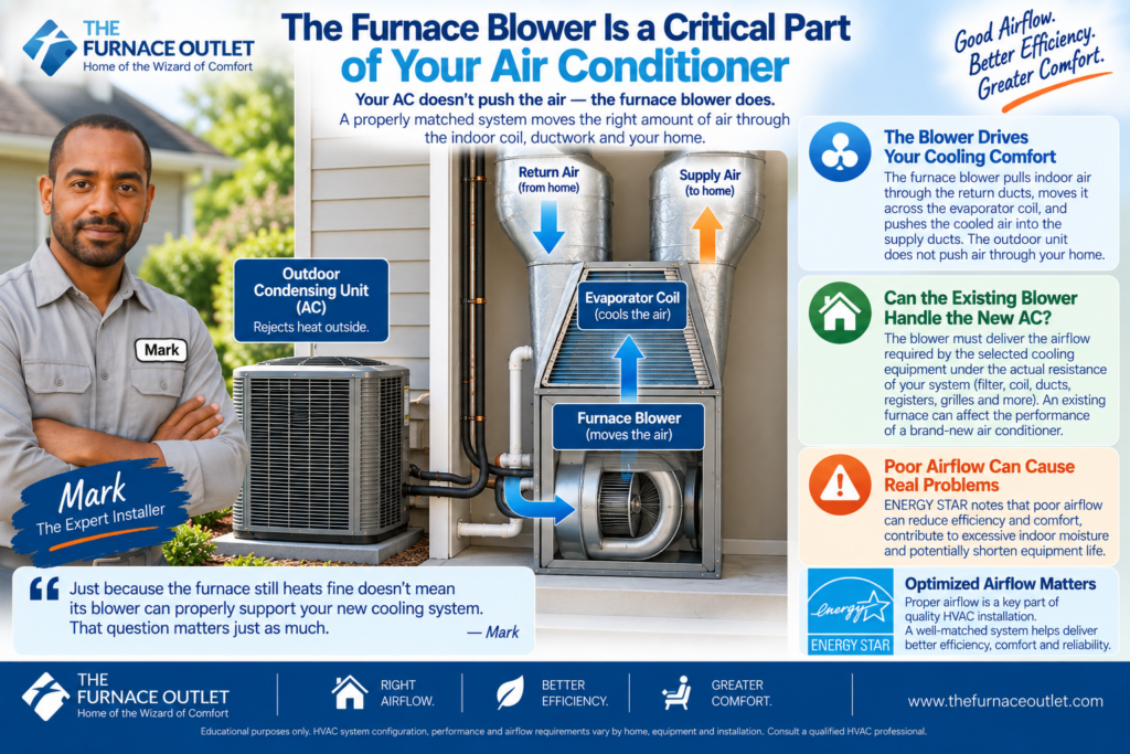 The Furnace Blower Is a Critical Part of Your Air Conditioner