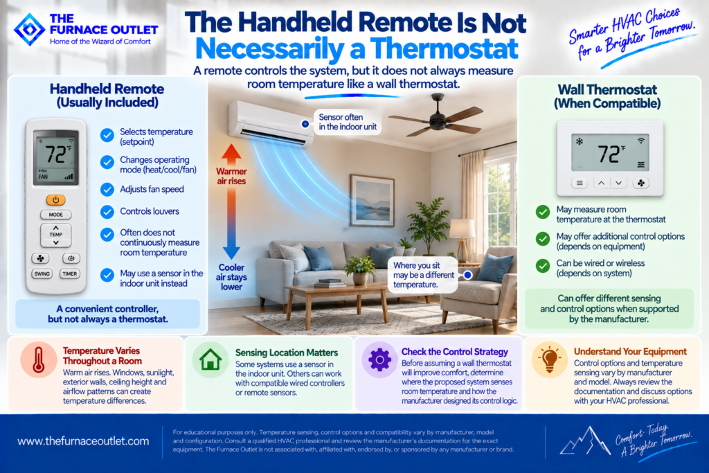 The Handheld Remote Is Not Necessarily a Thermostat