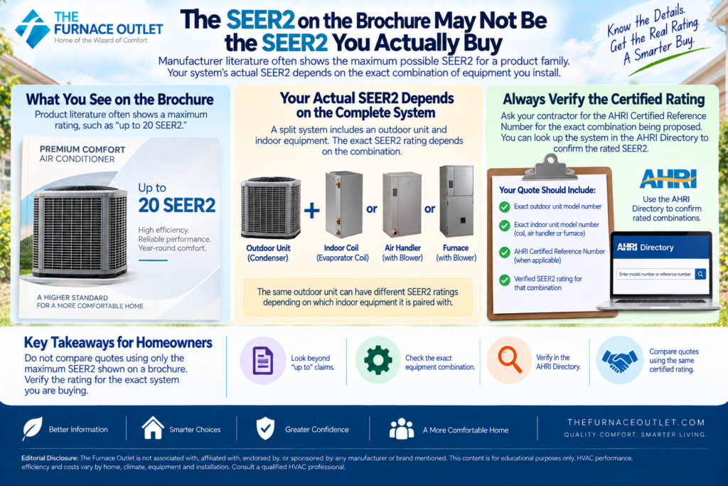 The SEER2 on the Brochure May Not Be the SEER2 You Actually Buy
