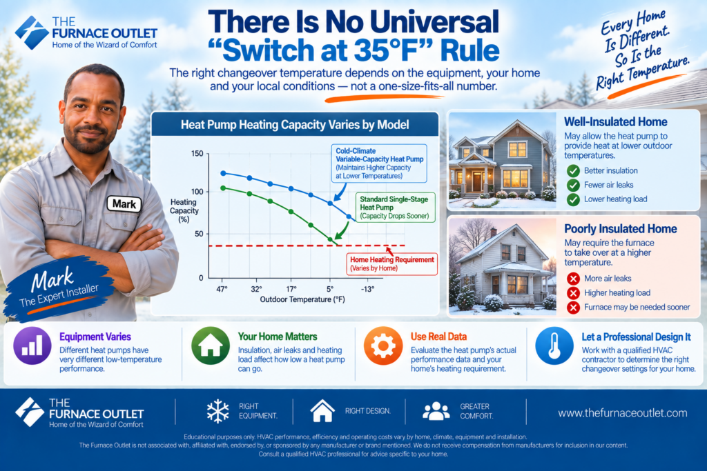 There Is No Universal “Switch at 35°F” Rule