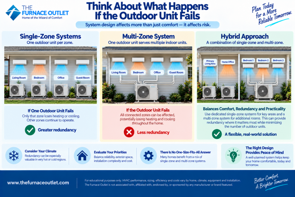 Think About What Happens If the Outdoor Unit Fails