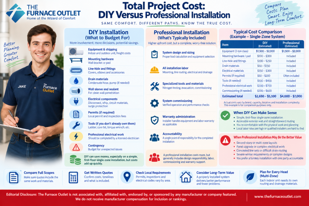 Total Project Cost DIY Versus Professional Installation